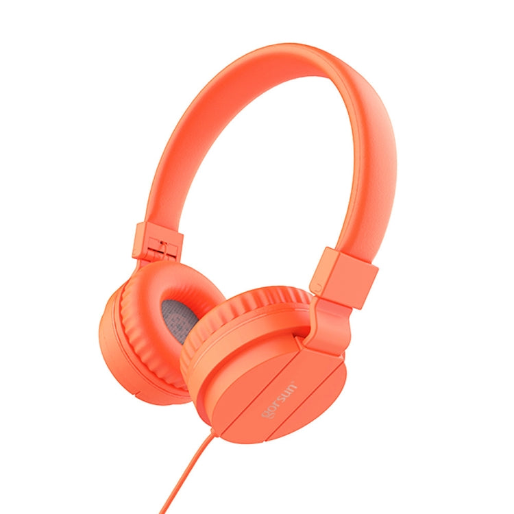 Gorsun GS-778 Mobile Phone Music Headset Wired Laptop Children Headphones(Orange) - Headset & Headphone by buy2fix | Online Shopping UK | buy2fix