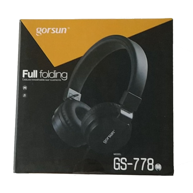 Gorsun GS-778 Mobile Phone Music Headset Wired Laptop Children Headphones(White) - Headset & Headphone by buy2fix | Online Shopping UK | buy2fix