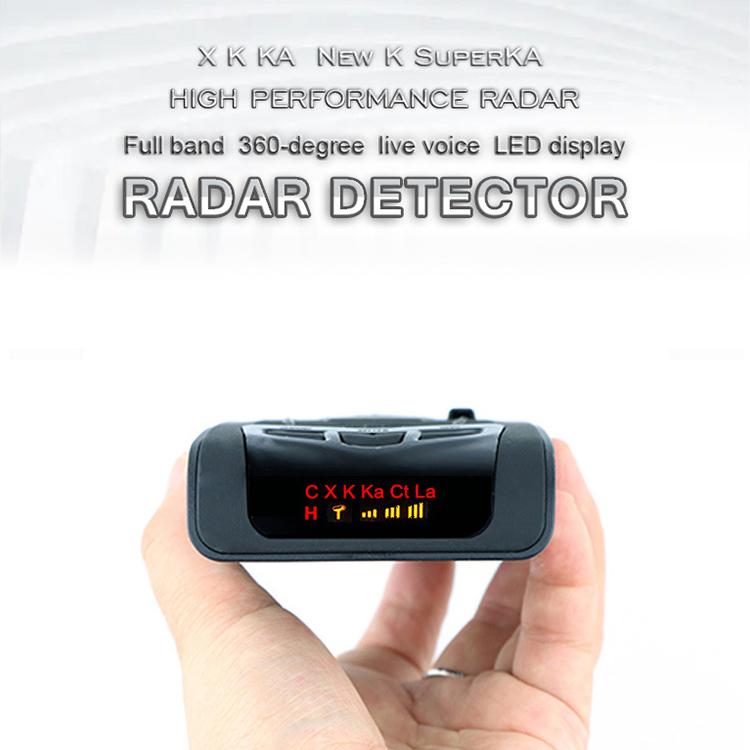 STR550 Laser Radar Speaker Car Mobile Speaker Auto Electronic Dog Support English / Russian - Radar Detectors by buy2fix | Online Shopping UK | buy2fix