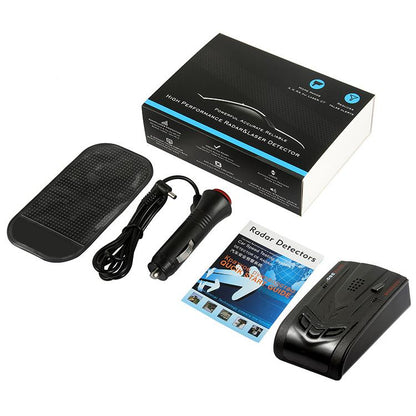 STR550 Laser Radar Speaker Car Mobile Speaker Auto Electronic Dog Support English / Russian - Radar Detectors by buy2fix | Online Shopping UK | buy2fix