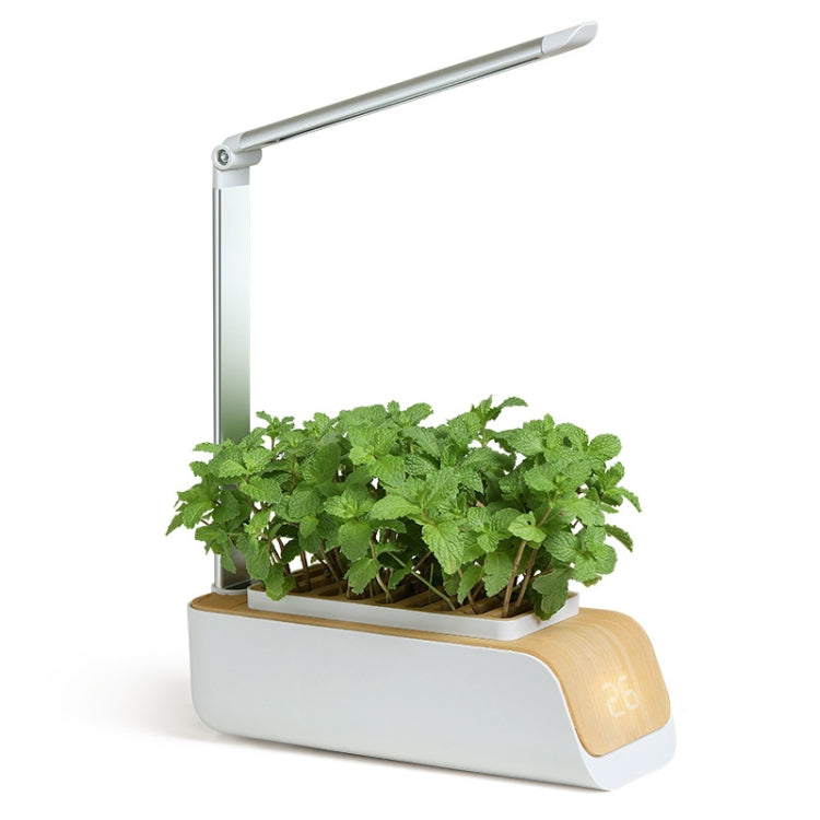 H003 Intelligent Hydroponic Vegetable Planting Machine Full-Spectrum Plant Growth Lamp Soil-Cultivation Vegetable Flower Pot(No Temperature Display) by buy2fix
