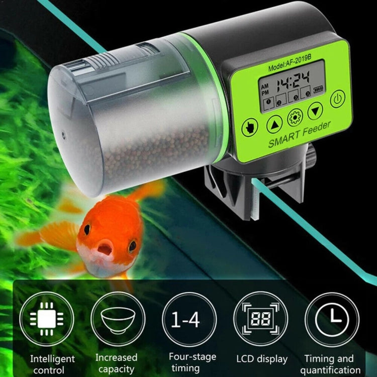 AquaBlue Fish Tank Intelligent Timing Automatic Feeder Aquarium Goldfish Feeder Large Capacity Fish Feeder,Model: AF-2019B English Version - Feeders by buy2fix | Online Shopping UK | buy2fix