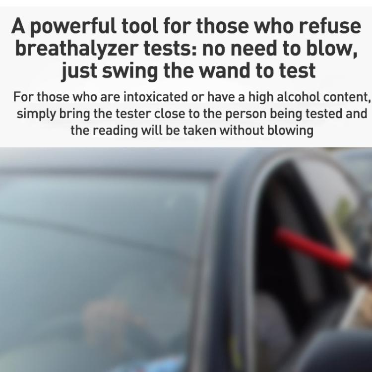 Cheetah No. 1 Alcohol Tester Blowing Baton Alcohol Tester With Flashlight Function，CN Plug by buy2fix