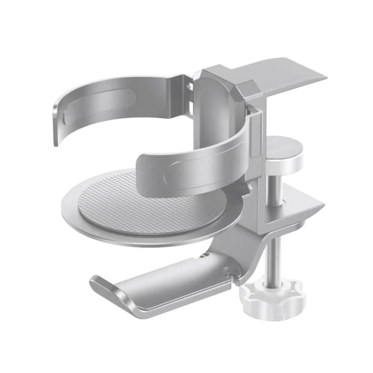 Rotating Cup Holder Headphone Holder Internet Cafe Monitor Headphone Hanger(Moonlight Silver) - Headset Stand by buy2fix | Online Shopping UK | buy2fix