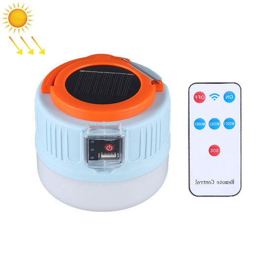Solar Camping Light Household Outdoor LED Lighting Bulb Light, Style: 508 Remote Control (Blue Orange) by buy2fix