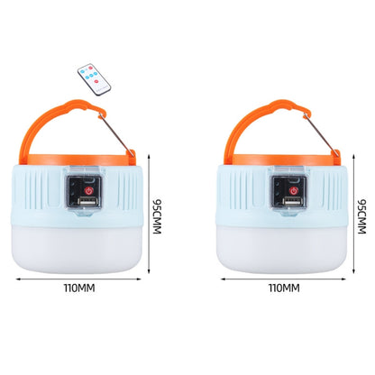 Solar Camping Light Household Outdoor LED Lighting Bulb Light, Style: 508 Remote Control (Blue Orange) by buy2fix