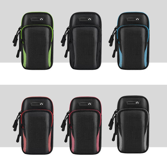 2 PCS Running Mobile Phone Arm Bag Sports Wrist Bag Universal For Mobile Phones Within 6 Inche, Colour: Black - 5.5~6.5 inch by buy2fix | Online Shopping UK | buy2fix