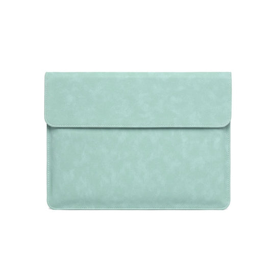 Horizontal Sheep Leather Laptop Bag For Macbook Air/ Pro 13.3 Inch A1466/A1369/A1502/A1425(Liner Bag  Fruit Green) - Protective Bags by buy2fix | Online Shopping UK | buy2fix