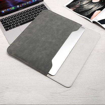 Horizontal Sheep Leather Laptop Bag For Macbook Air/ Pro 13 Inch  A2337/A1989/A2179/A2338/A1708(Liner Bag  Fruit Green) - Protective Bags by buy2fix | Online Shopping UK | buy2fix