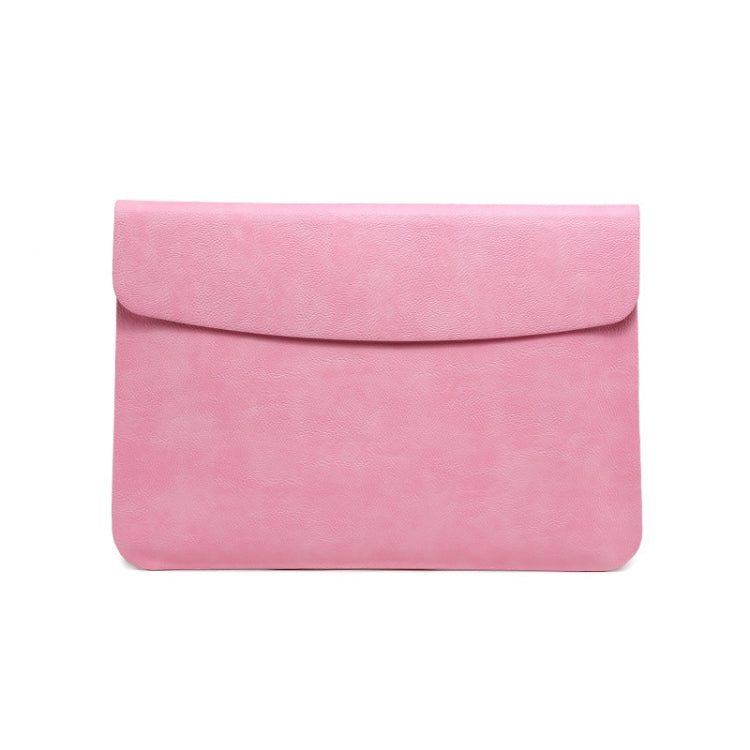 Horizontal Litchi Texture Laptop Bag Liner Bag For MacBook 11 Inch A1370 / 1465(Liner Bag Pink) by buy2fix