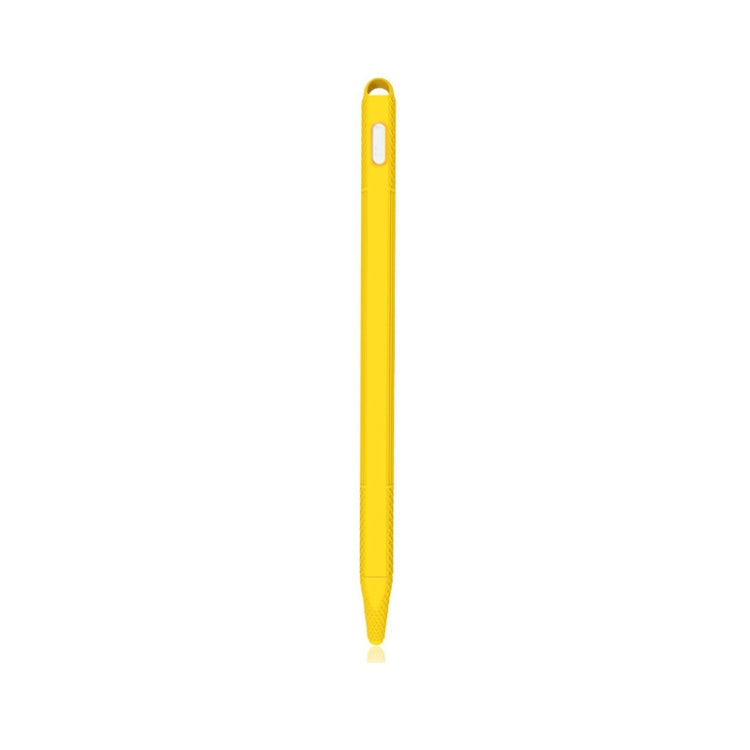 5 PCS Stylus Silicone Protective Case For Apple Pencil 2(Yellow) by buy2fix