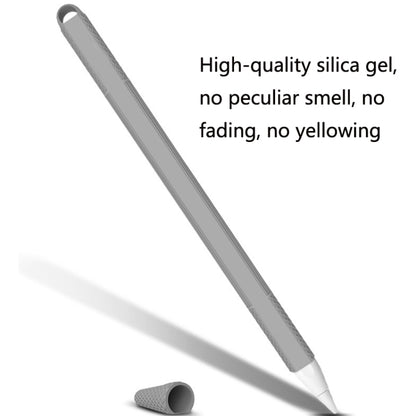 5 PCS Stylus Silicone Protective Case For Apple Pencil 2(Yellow) by buy2fix