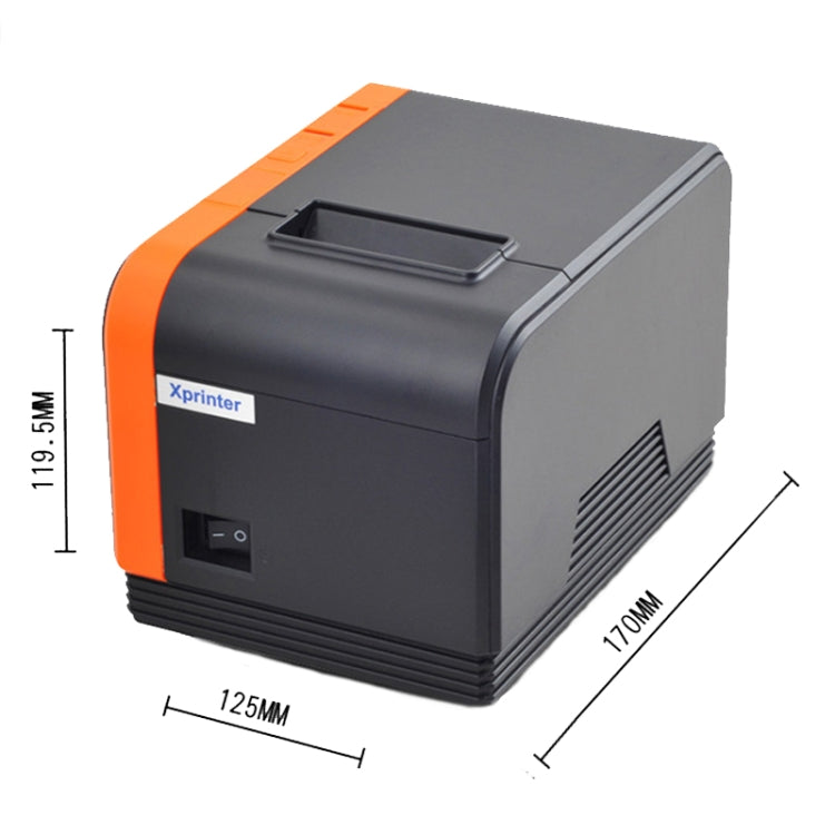 Xprinter XP-T58L 58mm Supermarket Cashier Receipt Thermal Printer, Spec: Parallel Port(EU Plug) - Receipt Printers by Xprinter | Online Shopping UK | buy2fix