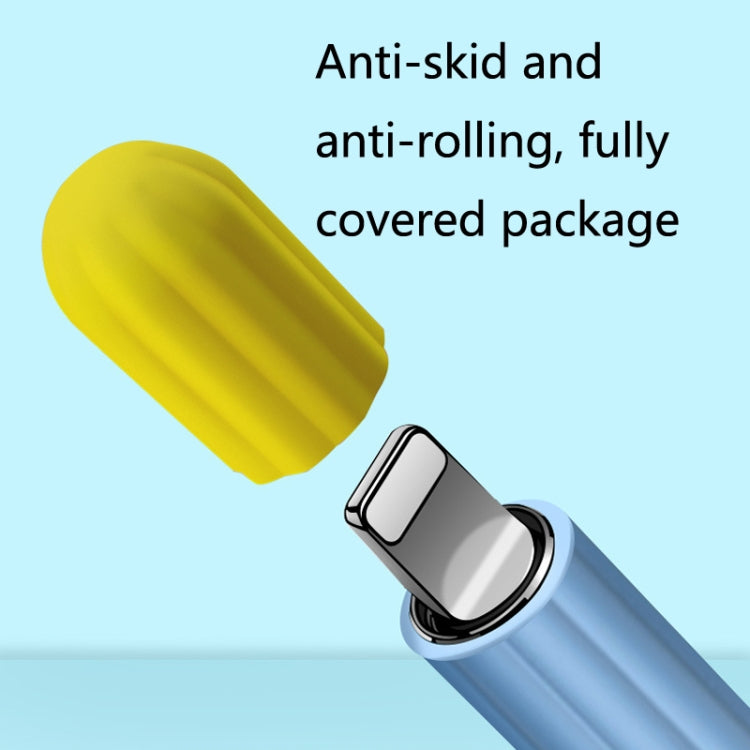 2 Sets 5 In 1 Stylus Silicone Protective Cover + Two-Color Pen Cap + 2 Nib Cases Set For Apple Pencil 2 (Pink) by buy2fix