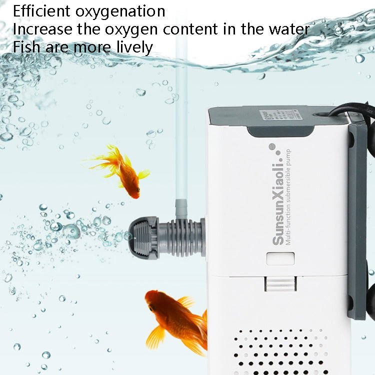 SunsunXiaoli Fish Tank Water Pump Small 3 In 1 Aquarium Circulating Filter Circulation Pump, CN Plug, Specification: 6W 500F - Filters & Accessories by buy2fix | Online Shopping UK | buy2fix