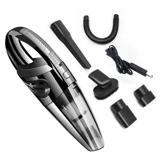 Wet And Dry Handheld High-Power Portable Car Vacuum Cleaner R-6052C Vacuum Cleaner with USB Cable (Black) - Vacuum Cleaner by buy2fix | Online Shopping UK | buy2fix