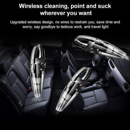 Wet And Dry Handheld High-Power Portable Car Vacuum Cleaner R-6052C Vacuum Cleaner with USB Cable (Black) - Vacuum Cleaner by buy2fix | Online Shopping UK | buy2fix