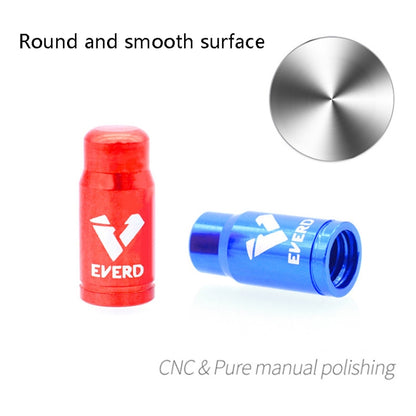 10 PCS EVERD ZH419 Mountain Road Bike Aluminum Alloy Air Mouth Cap Car Tire Dust Door Cover, Colour: Presta (Blue) - Tire Valve Caps by buy2fix | Online Shopping UK | buy2fix