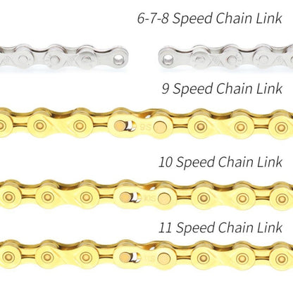 3 Pairs 11 Speed (Silver) ZH405 Mountain Road Bicycle Chain Magic Buckle Chain Quick Release Buckle - Bicycle Chains & Rounds by buy2fix | Online Shopping UK | buy2fix