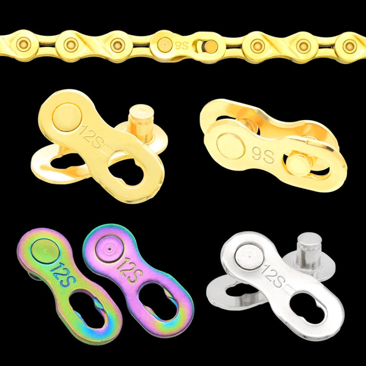 3 Pairs 12 Speed (Silver) ZH405 Mountain Road Bicycle Chain Magic Buckle Chain Quick Release Buckle - Bicycle Chains & Rounds by buy2fix | Online Shopping UK | buy2fix