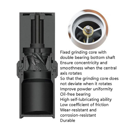 Diguo Hand-Shaking Grinding Machine Adjustable Coffee Bean Grinder Manual Coffee Machine(Black) - Coffee Machine & Accessories by buy2fix | Online Shopping UK | buy2fix