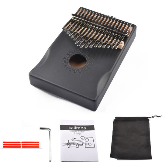 17-Tone Thumb Piano Kalimba Beginners Introduction Finger Piano, Colour: Black Kit - Keyboard Accessories by buy2fix | Online Shopping UK | buy2fix