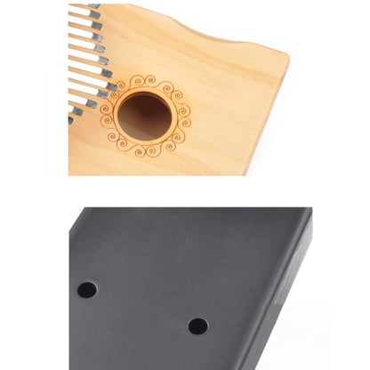 17-Tone Thumb Piano Kalimba Beginners Introduction Finger Piano, Colour: Black Kit - Keyboard Accessories by buy2fix | Online Shopping UK | buy2fix