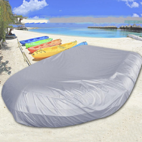 Waterproof Dust-Proof And UV-Proof Inflatable Rubber Boat Protective Cover Kayak Cover, Size: 270x94x46cm(Grey)