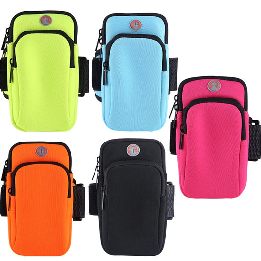 3 PCS Running Mobile Phone Arm Bag Men And Women Fitness Outdoor Hand Bag Wrist Bag  for Mobile Phones Within 6.5 inch( Green) - 5.5~6.5 inch by buy2fix | Online Shopping UK | buy2fix
