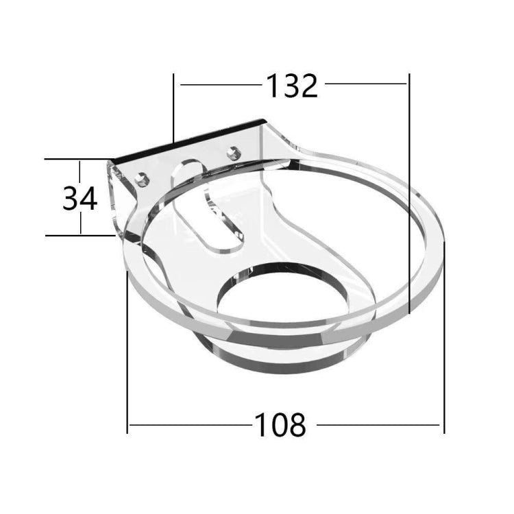 JP02Y Wall-Mounted / Desktop Acrylic Bracket For Apple HomePod Mini(Transparent) - Speaker Bracket by buy2fix | Online Shopping UK | buy2fix