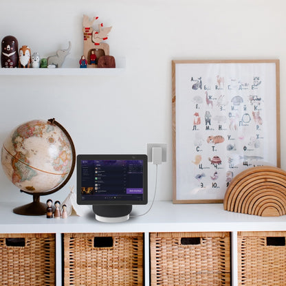 JS10 Audio Punch-Free Desktop Bracket For Amazon Echo Show 10(White) - Speaker Bracket by buy2fix | Online Shopping UK | buy2fix