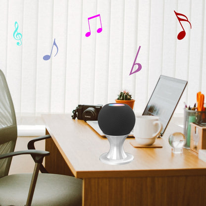 Speaker Desktop Metal Bracket For Apple Home Pod Mini(Silver) - Speaker Bracket by buy2fix | Online Shopping UK | buy2fix