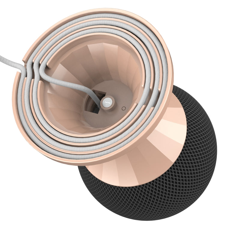 Speaker Desktop Metal Bracket For Apple Home Pod Mini(Rose Gold) - Speaker Bracket by buy2fix | Online Shopping UK | buy2fix