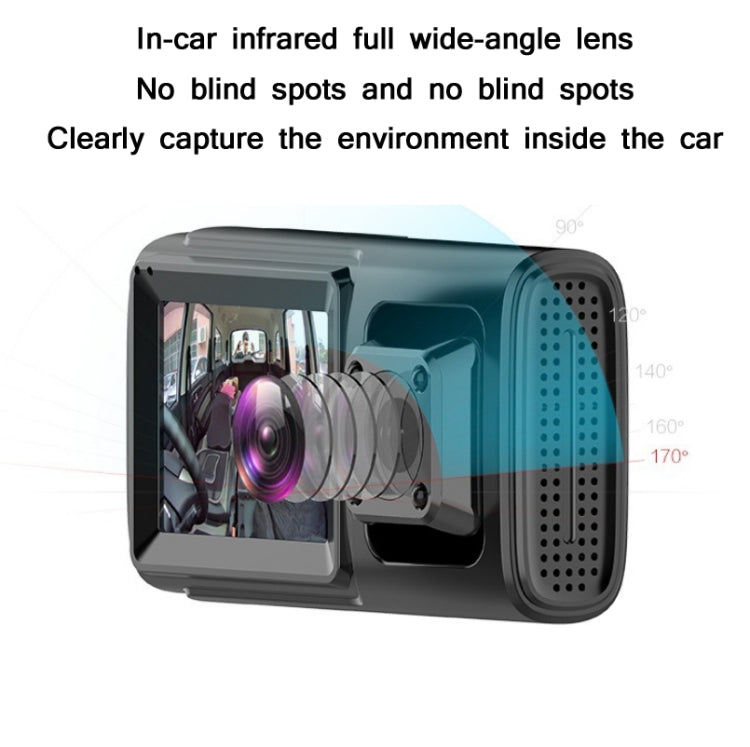 In Car Hidden HD 1080P Infrared Night Vision Driving Recorder Specification： Without GPS Trajectory by buy2fix
