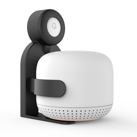 JGL01 Wall-Mounted Bracket For Google Nest Wifi Router + Point(Black) - Speaker Bracket by buy2fix | Online Shopping UK | buy2fix