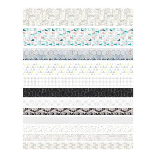 Antique And Paper Tape Hand Account DIY Decoration Material, Colour: Geometric Patterns