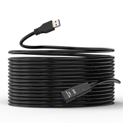 D.Y.TECH USB 3.0 Male To Female Extension Cable Double Shielded Chip Data Cable, Length: 10m by buy2fix