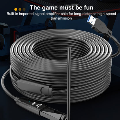 D.Y.TECH USB 3.0 Male To Female Extension Cable Double Shielded Chip Data Cable, Length: 10m by buy2fix