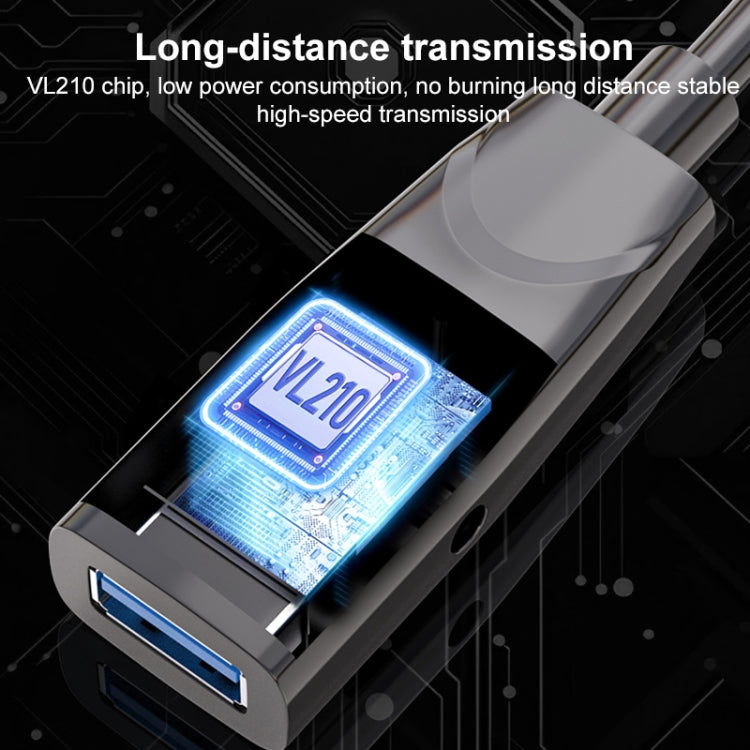 D.Y.TECH USB 3.0 Male To Female Extension Cable Double Shielded Chip Data Cable, Length: 15m by buy2fix