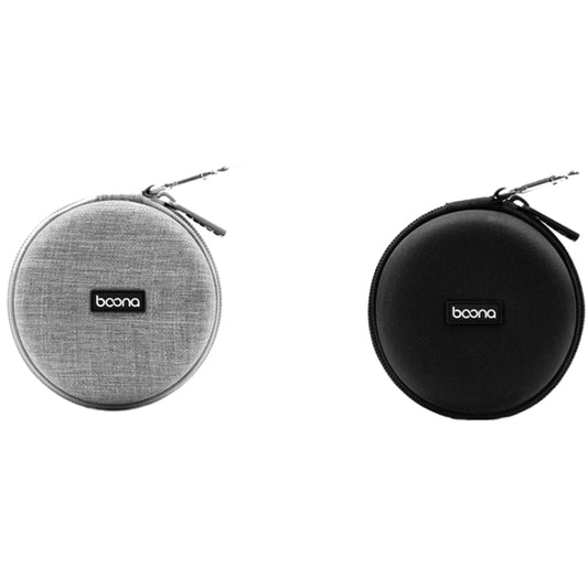 Baona BN-F009 Oxford EVA Storage Bag Box with Carabiner for Headphone / Earphone & Data Cable(Gray) - Other Case by Baona | Online Shopping UK | buy2fix