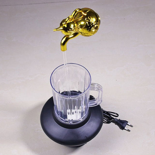 Magic Colorful Water Cup Light Imitation Flowing Water Hanging Decorative Ornaments, EU Plug(Kettle) by buy2fix