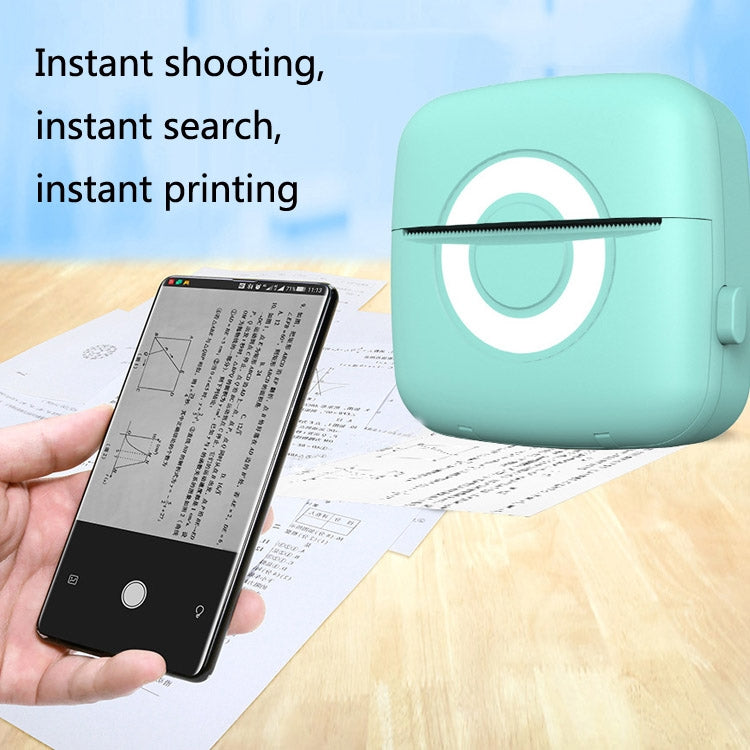 Portable Mini Wrong Question Printer Student Photo Text Memo Printer(Green) - Photo Printers by Huawei | Online Shopping UK | buy2fix