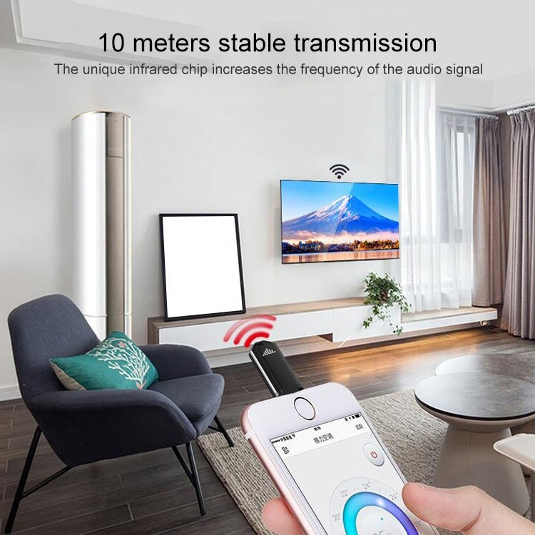 R09 Mobile Phone Intelligent Remote Control Infrared Mobile Phone Remote Control, Interface: 8 Pin (Silver) - Phone Remote Control by buy2fix | Online Shopping UK | buy2fix