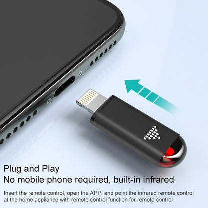 R09 Mobile Phone Intelligent Remote Control Infrared Mobile Phone Remote Control, Interface: Micro USB (Black) - Phone Remote Control by buy2fix | Online Shopping UK | buy2fix