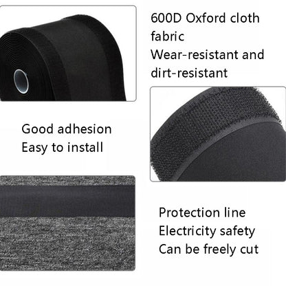 2 PCS 1m Wire Protection Harness Sleeve Storage Cable Manager(Floor) by buy2fix