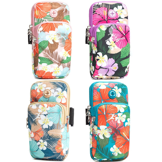 2 PCS B031 Running Mobile Phone Sports Arm Bag Outdoor Sports Fitness Mobile Phone Bag Wrist Bag(Pink Large) - 5.5~6.5 inch by buy2fix | Online Shopping UK | buy2fix