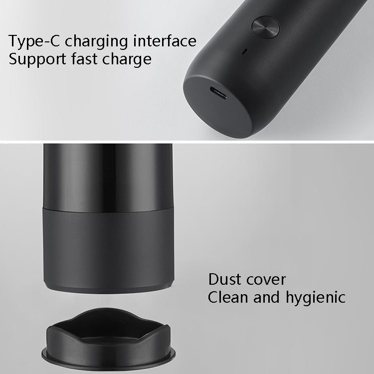 BY800 Electric Black Pepper Grinder Charge-Type Pepper Sea Salt Seasoning Grinder(Agate Red) - Stirrer & Squeezer by buy2fix | Online Shopping UK | buy2fix
