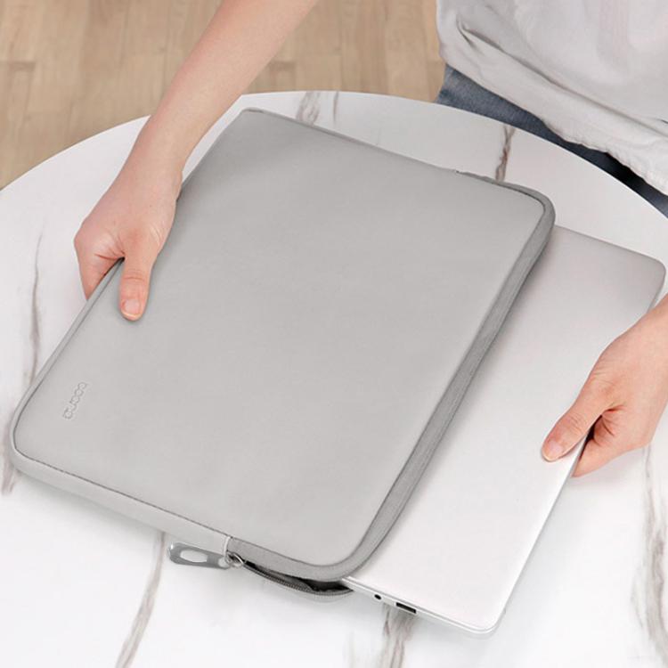 Baona BN-Q001 PU Leather Laptop Bag, Colour: Apricot, Size: 15/15.6 inch - 15 inch by Baona | Online Shopping UK | buy2fix