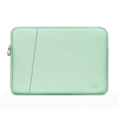 Baona BN-Q004 PU Leather Laptop Bag, Colour: Double-layer Mint Green, Size: 13/13.3/14 inch - 14.1 inch by Baona | Online Shopping UK | buy2fix