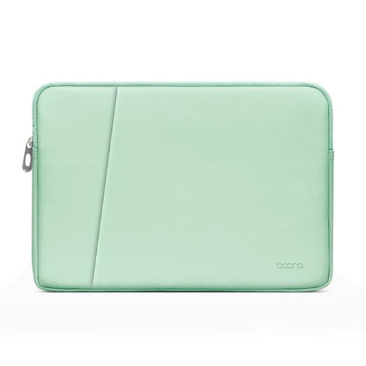 Baona BN-Q004 PU Leather Laptop Bag, Colour: Double-layer Mint Green, Size: 16/17 inch - 15.6 - 17 inch by Baona | Online Shopping UK | buy2fix